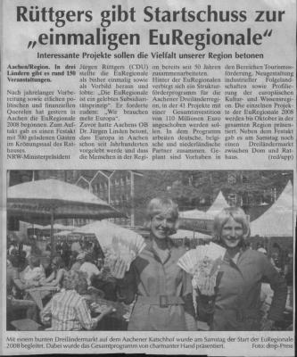 Artikel aus der Super Sonntag vom 04.05.2008 Artikel aus der Super Sonntag vom 04.05.2008